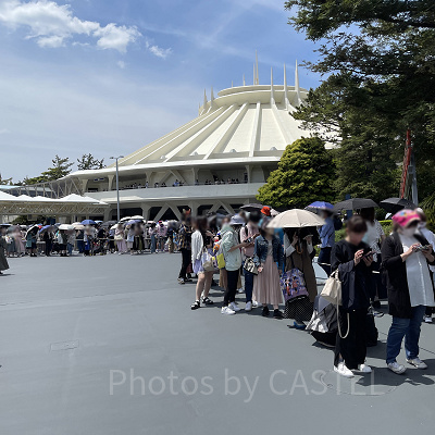 クラブマウスビートの自由席の待ち列
