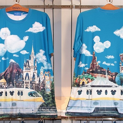 リゾートラインTシャツ（青空）