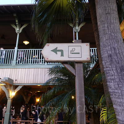 ジャングルクルーズのすぐそば