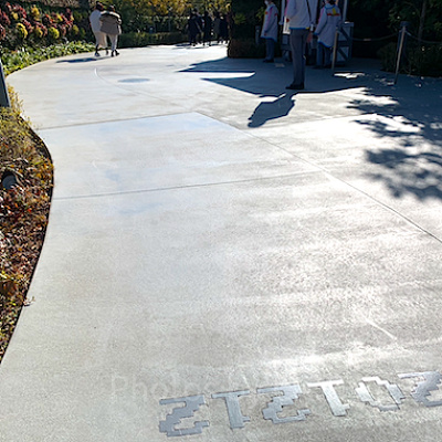 マリオエリアに続く道