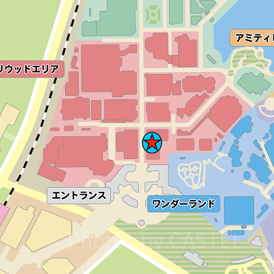 ロデオ・ドライブ・スーベニアの場所：星の場所にあります。