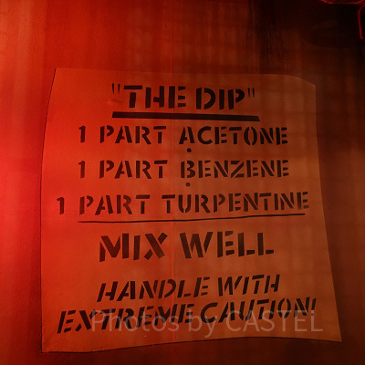 ロジャーラビットのカートゥーンスピン：毒薬「ディップ」の製造方法