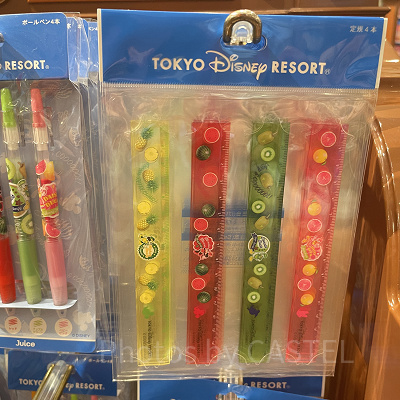定規セット（ディズニー夏のフルーツグッズ）