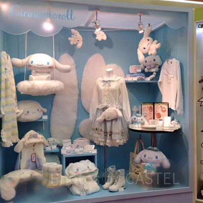 サンリオエキスポ展示　シナモロールブース