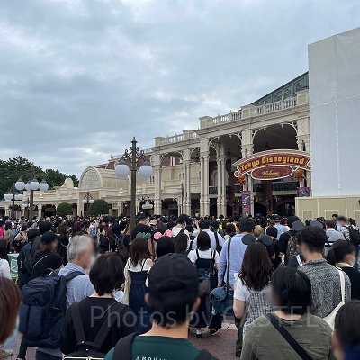 2022年9月15日(木)開園直後のエントランス付近の様子