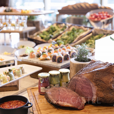 シースケープ　テラス・ダイニングのブッフェ