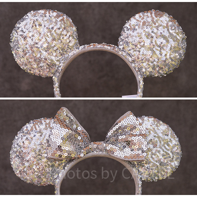 スパンコールカチューシャ（シルバー）