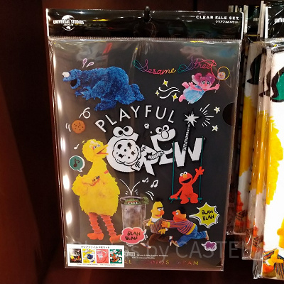 セサミストリートのクリアファイル