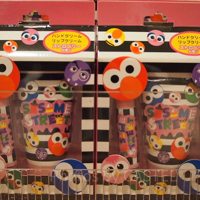 セサミストリートハンドクリーム＆リップクリームセット