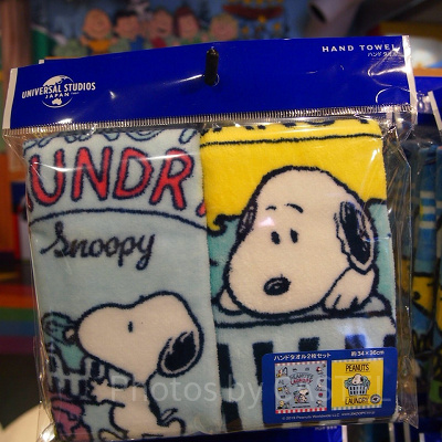 スヌーピーハンドタオル2枚セット