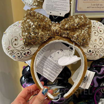 上海ディズニーカチューシャ：光るミニーカチューシャ