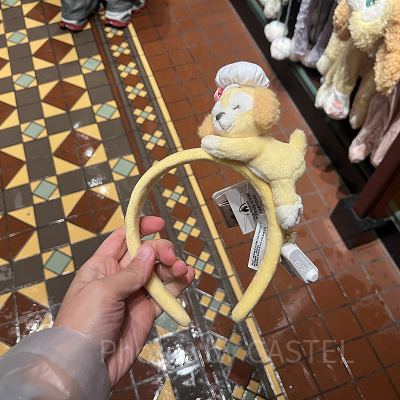 上海ディズニーカチューシャ:寝転びクッキーアンカチューシャ