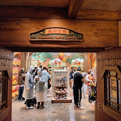 上海ディズニーくまのプーさんグッズ：販売場所