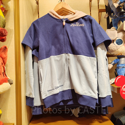 上海ディズニーズートピアグッズ：ジュディ風パーカー