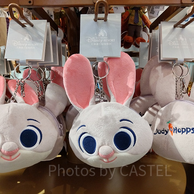 上海ディズニーズートピアグッズ：ジュディのふわふわ小物入れ