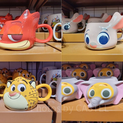 上海ディズニーズートピアグッズ：ズートピアマグカップ