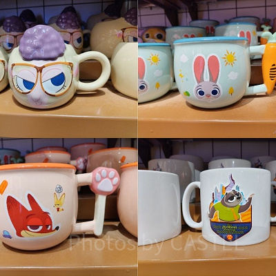 上海ディズニーズートピアグッズ：ズートピアマグカップ