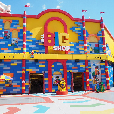 パスポート割引があるレゴランド内のお店「ビッグショップ」