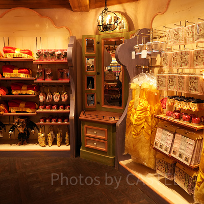 美女と野獣エリアのショップ