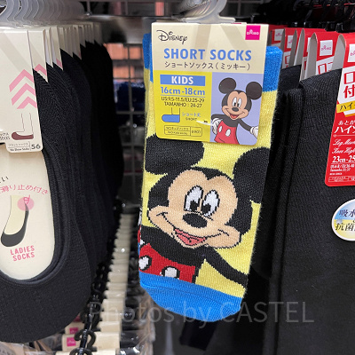 ショートソックス：ミッキーマウス