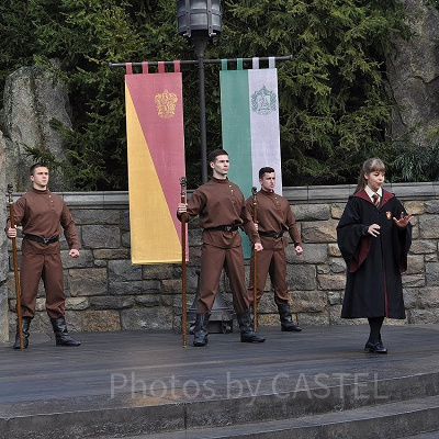 ハリーポッターエリアのショー／USJ