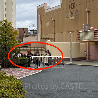 USJ／年パスセンター横の喫煙所