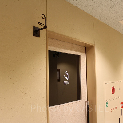 1階ロビー奥にある喫煙室