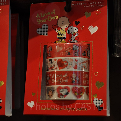 スヌーピー「A Love of Your Own」マスキングテープ