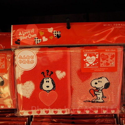 スヌーピー「A Love of Your Own」ミニタオルセット