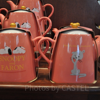 スヌーピー＆ファーロンのティーポット