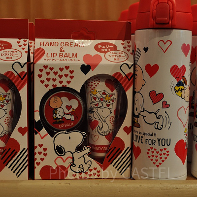 スヌーピー「BIG LOVE FOR YOU」リップバーム＆ハンドクリームセット