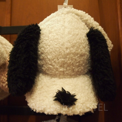 スヌーピーボアキャップ（黒）