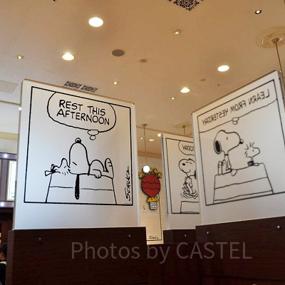 スヌーピーのディスプレイ／ピーナッツコーナーストア