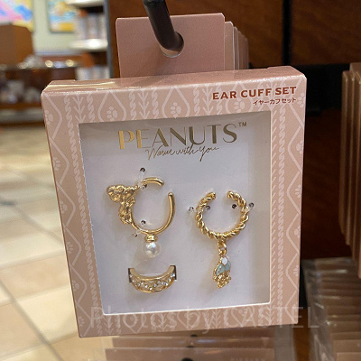 スヌーピーのイヤーカフセット／USJクリスマスグッズ2022