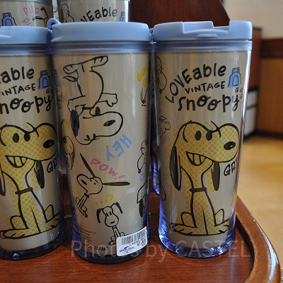 スヌーピーグッズ「LOVEable VINTAGE snoopy」／タンブラー