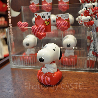 スヌーピーハートメモスタンド