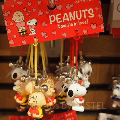 スヌーピーハートストラップセット