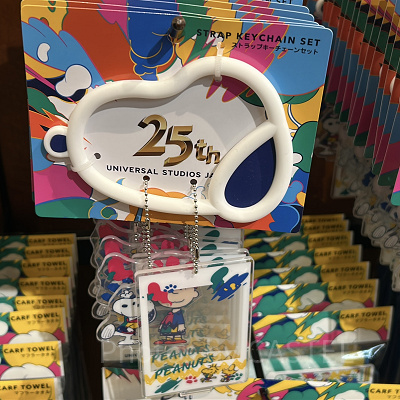 スヌーピーキーチェーン＆ハンドストラップセット