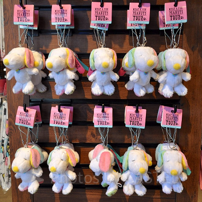 スヌーピーぬいぐるみキーチェーン／WHAT A FUN PEANUTS TOUR