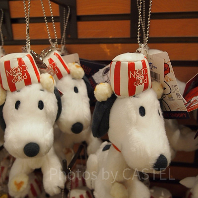 スヌーピーポップコーンマスコットキーホルダー