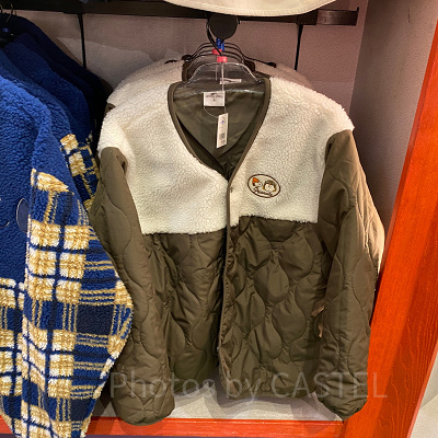 スヌーピーのキルティングジャケット