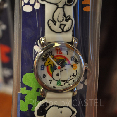 スヌーピーのラバーウォッチ