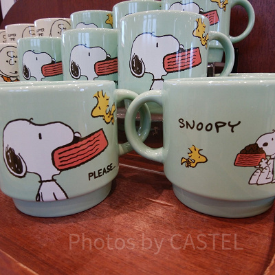 スヌーピーのスタッキングマグカップ