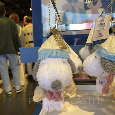 スヌーピーぬいぐるみキーチェーン（USJクリスマスグッズ2023）