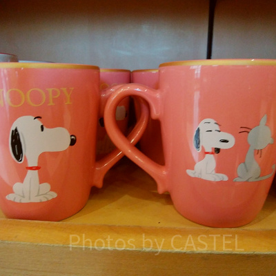 スヌーピー×ネコのマグカップ