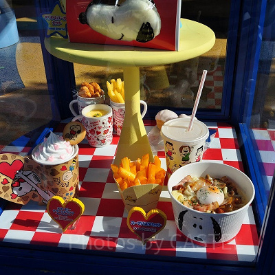 スヌーピーのバックロット・カフェのメニュー（2018年クリスマス）