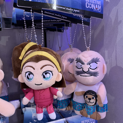 鈴木園子と鈴木次郎吉のマスコットキーチェーンセット（USJコナン星空の宝石グッズ）