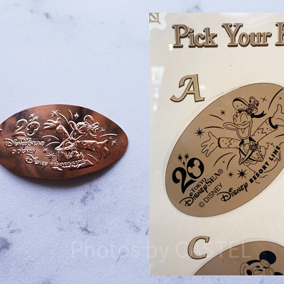 東京ディズニーランド・ステーションのスーベニアメダル