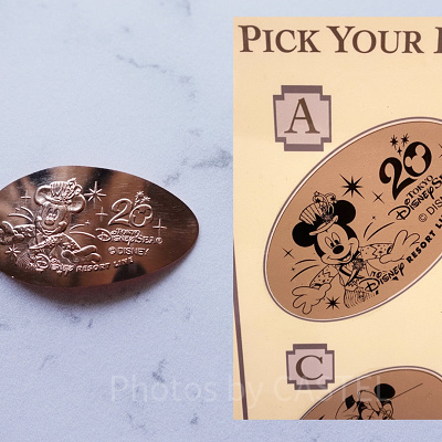 東京ディズニーシー・ステーションのスーベニアメダル