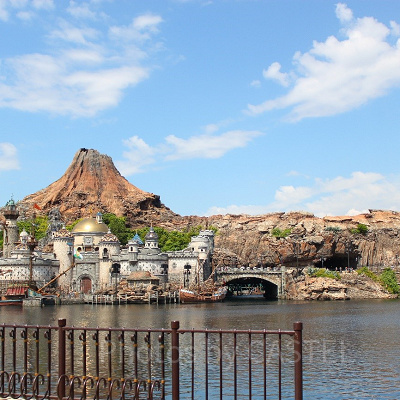 東京ディズニーシー内のスーベニアメダル販売場所